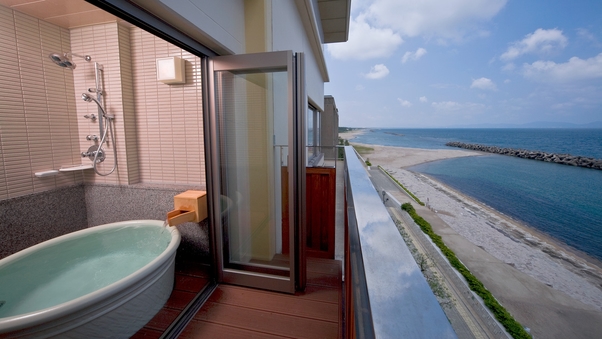 海一望の特別室401露天風呂付セパレート和洋室（105平米）